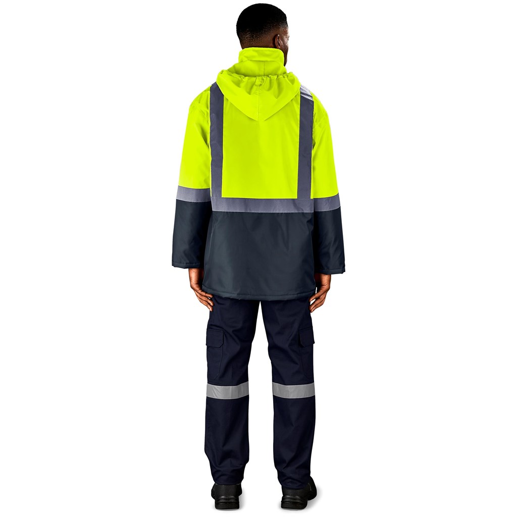 additional Hazard Padded Two-Tone Hi-Viz Reflective Jacket additional Hazard Padded Two-Tone Hi-Viz Reflective Jacket