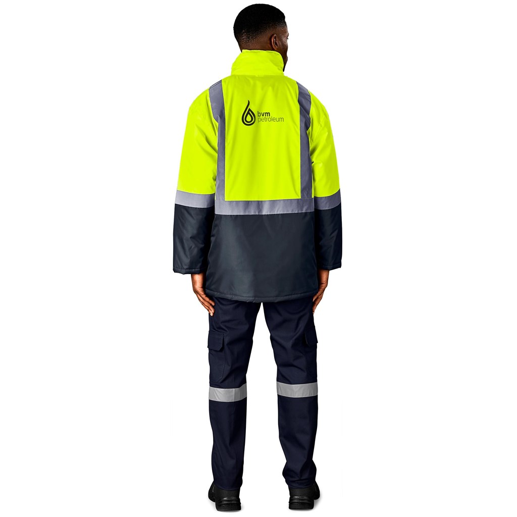 additional Hazard Padded Two-Tone Hi-Viz Reflective Jacket additional Hazard Padded Two-Tone Hi-Viz Reflective Jacket