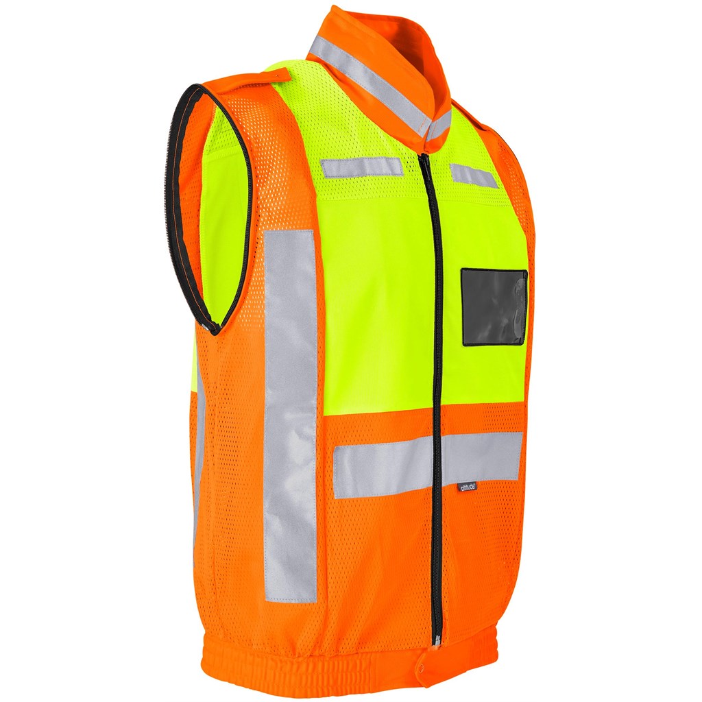 additional Metro Two-Tone Hi-Viz Reflective Zip-Off Jacket additional Metro Two-Tone Hi-Viz Reflective Zip-Off Jacket