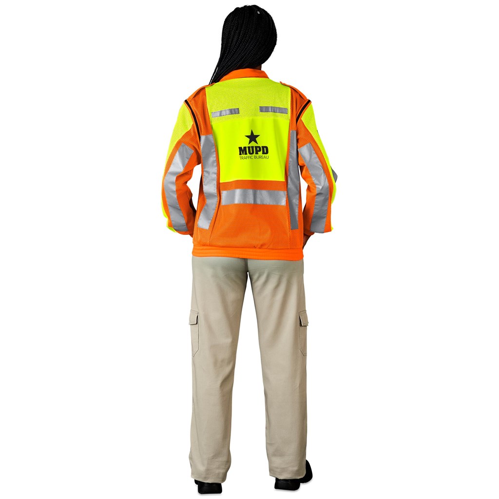 additional Metro Two-Tone Hi-Viz Reflective Zip-Off Jacket additional Metro Two-Tone Hi-Viz Reflective Zip-Off Jacket