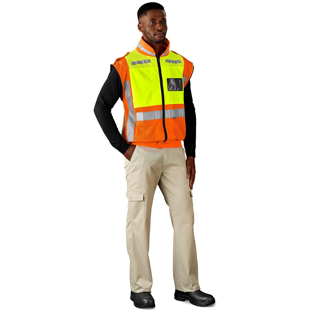 additional Metro Two-Tone Hi-Viz Reflective Zip-Off Jacket additional Metro Two-Tone Hi-Viz Reflective Zip-Off Jacket