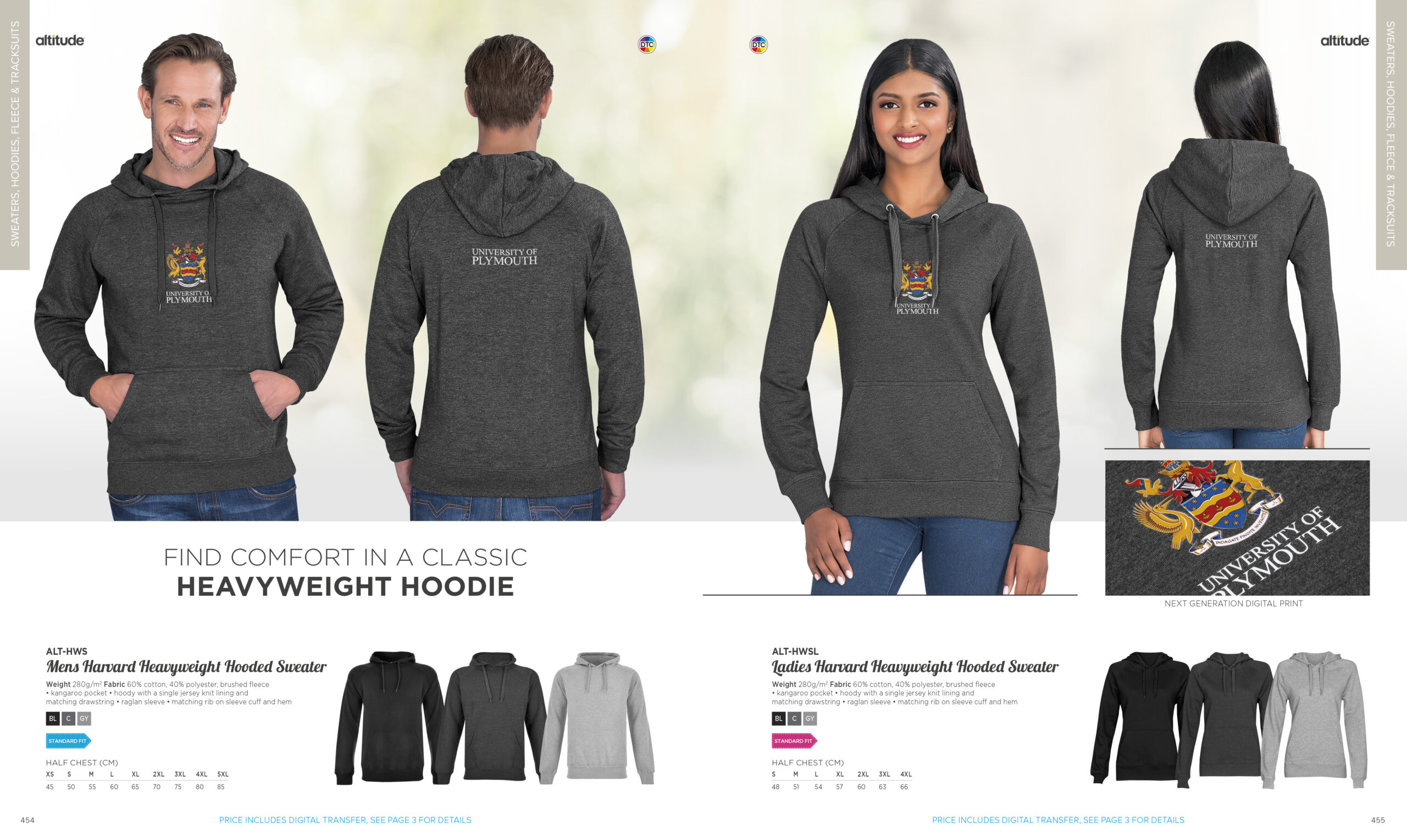 catalogue Ladies Harvard Heavyweight Hooded Sweater catalogue Ladies Harvard Heavyweight Hooded Sweater